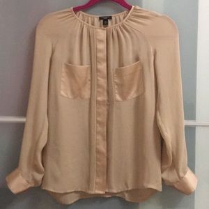 Chiffon long sleeve shirt